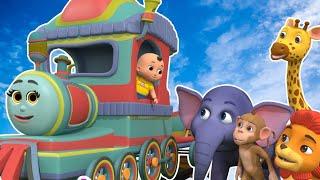 Chu Chu Train And Animals | Jungle Song With Wild Animals