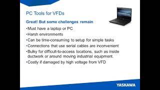 VFD Configuration and Troubleshooting with a Smartphone