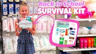 Back to School Survival Kit Supplies Shopping at Target and Haul! Hope Marie