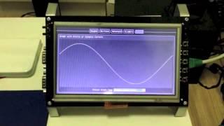 DEAWARE BBB 7inch LCD and Qt Embedded widget demo