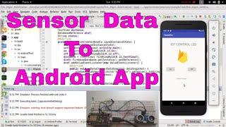 IOT with Firebase : Show Any Sensor Data to Android App Firebase Console [fire, gas, temprature...]