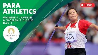 Para Athletics - Women's Javelin Final and Women's Discus | Day 9