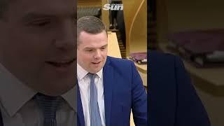 Douglas Ross mocks 'bored' SNP backbenchers
