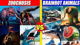Zoochosis Animals vs Brainrot Animals Battles | SPORE