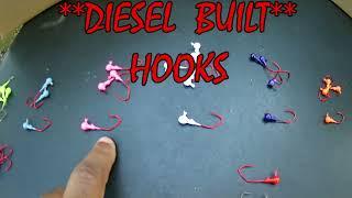 NEW DIESEL BUILT CRAPPIE HOOKS SHARPEST CRAPPIE HOOKS IN THE WORLD HOOK LIKE A PROFESSIONAL