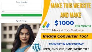 How to Create Image Format Converter Tool in WordPress, Get AdSense Approval Easily, image converter