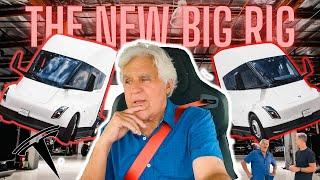 Jay Leno Hauls Tesla Semi with Tesla Semi - Jay Leno's Garage