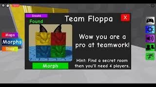 i found team floppa in find the floppa morphs in teamwork map