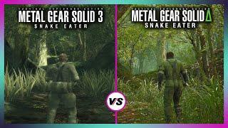 Metal Gear Solid Delta - Original vs Remake - Early Side By Side Comparison