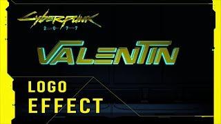 Cyberpunk Title Effect