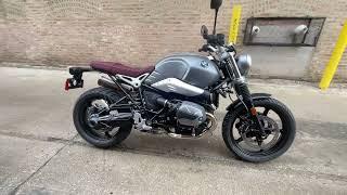 2023 BMW RNineT Scrambler Granite Gray walkaround.