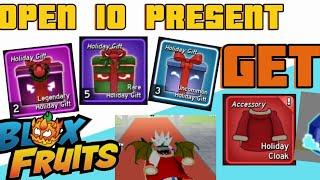 GET HOLIDAY CLOAK BLOX FRUIT!! ROBLOX