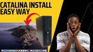 Install MacOS Catalina on a PC easy way opencore  (2023 hackintosh Tutorial)