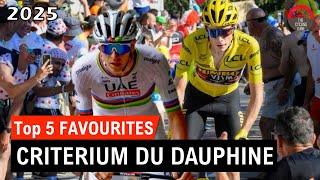 Criterium du Dauphine 2025 Top 5 Favourites: Tadej Pogacar vs Jonas Vingegaard Finally!