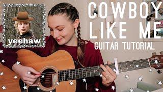 Cowboy Like Me Guitar Tutorial // Taylor Swift evermore // Nena Shelby