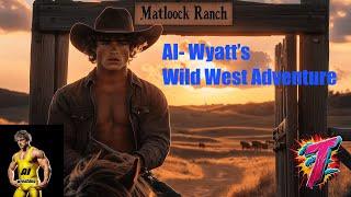 Wyatt’s Wild West Adventure: A Young Cowboy’s Journey Through Grit, Rivalries #aiart #aiwrestling