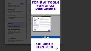 Top 5 AI Tools for UI/UX Designers in 2023