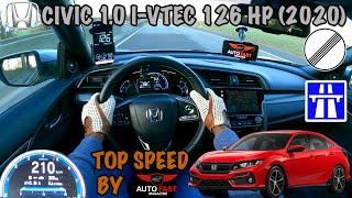 Honda Civic 1.0 VTEC Turbo - TOP SPEED DRIVE AUTOBAHN POV