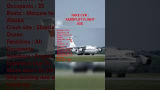 FAKE CVR : AEROFLOT FLIGHT 850 #aviation