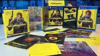 Распаковка Cyberpunk 2077 Steelbook Edtion