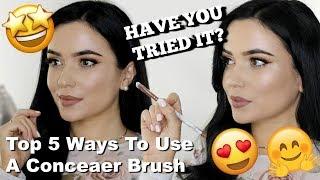 5 Ways To Use a Concealer Brush?! YOU HAVE TO TRY!