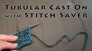 Knit Tip: You'll Love this Tubular Cast On with Stitch Saver for 1 x 1 Ribbing