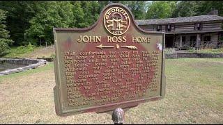Inside Chief John Ross' House at New Echota