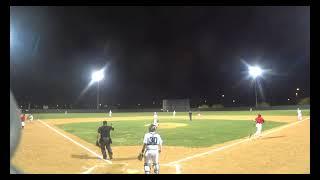 Jonathan Alaniz hustles down the line for a base hit.