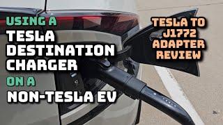 Charging a non-Tesla EV at a Tesla Destination Charger: you NEED this adapter!