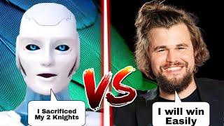 Stockfish BRILLIANTLY Sacrificed his Two Knights Against Magnus Carlsen |Stockfish Vs Magnus | Chess