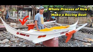 PROCESS HOW I MAKE A RACING BOAT | KABANTAY