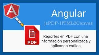 Cómo Crear Reportes en PDF con Angular y jsPDF Paso a Paso