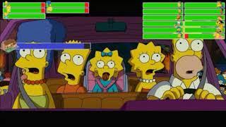 The Simpsons Movie - Escape From The Simpson House With Healthbars!