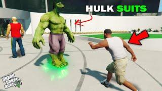 Franklin Stealing Hulk Suit in GTA 5 ! | Techerz