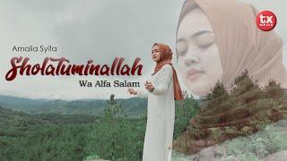 SHOLATUMINALLAH WA  ALFA SALAM - AMALIA SYIFA ( TX  MUSIC VIDEO COVER )