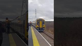 158860 Arrives into Seaton Delaval #newstation #class158