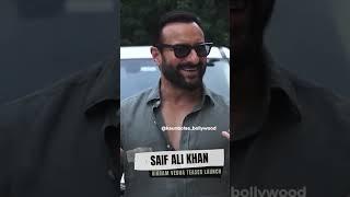 #saifalikhan at #vikramveda teaser launch | #shorts | @KaunBolaaBollywood