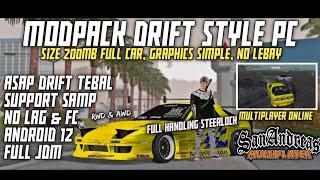 MOD PACK DRIFT MTA PARADISE STYLE PC v1.6 [SUPPORT SAMP] - GTA SA ANDROID SIZE CUMA 200MB‼️