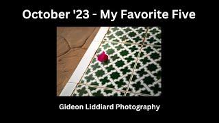 October 2023 Top 5 Photographs by Gideon Liddiard Photography