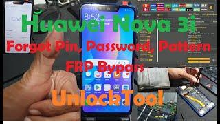 Huawei Nova 3i│Screen Lock Removal, Account Removal