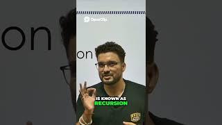 Recursion Explained  Ace Your Coding Interviews #devops #shorts