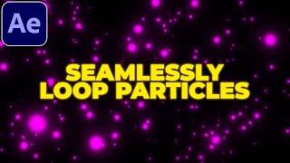 How to Loop Particles in After Effects | Particles Background Tutorial || No Plugins