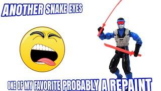 NOT ANOTHER GIJOE CLASSIFIED SNAKE EYES  THIS ONE WAS MY FAVORITE 