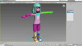 Загрузка motion cap анимаций в 3dsmax с  Mixamo.com и их совмещение с помощью системы CAT