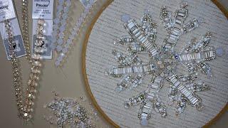 Dazzling Stitches - A Beaded Snowflake