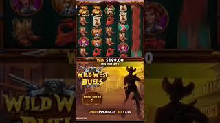 NEW WILD WEST DUELS (Duel Free Spins) #shorts