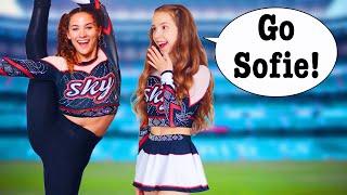 Transforming Sofie Dossi into a Cheerleader!