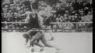 Jack Johnson vs Stanley Ketchel 16.10.1909 - World Heavyweight Championship (Highlights)