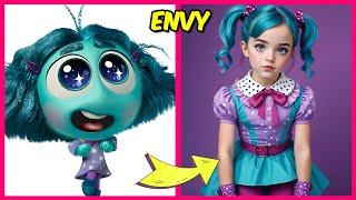 Inside Out 2 Characters as Humans & their favorite Drinks! (& other favorite things) | Envy, Anxiety