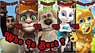 Skibidi Toilet Vs Tom The Singer Vs Talking Ben Vs Talking Angela Vs Talking Ginger Who Is Best ? 